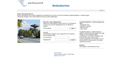 Desktop Screenshot of meddelelser.aarhusvand.dk